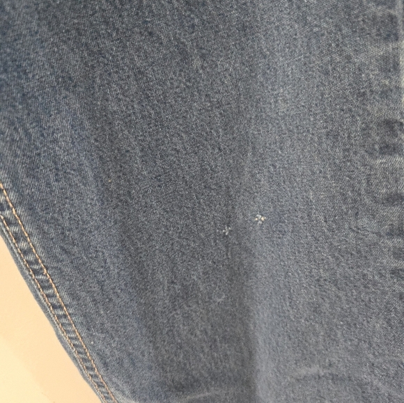 Carhartt FR Jeans 36x30 FRB100 DNM FR Relaxed Fit Blue Denim Distressed Ufcw - Picture 3 of 12